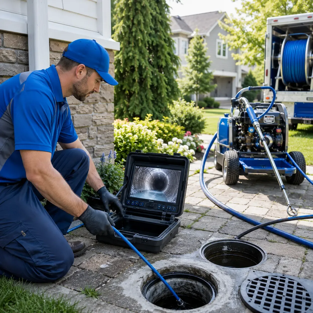 Outdoor drain cleaning professionals serving Mount Tabor, NJ